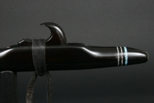 Nigerian Ebony Native American Flute, Minor, Mid F#-4, #E25A